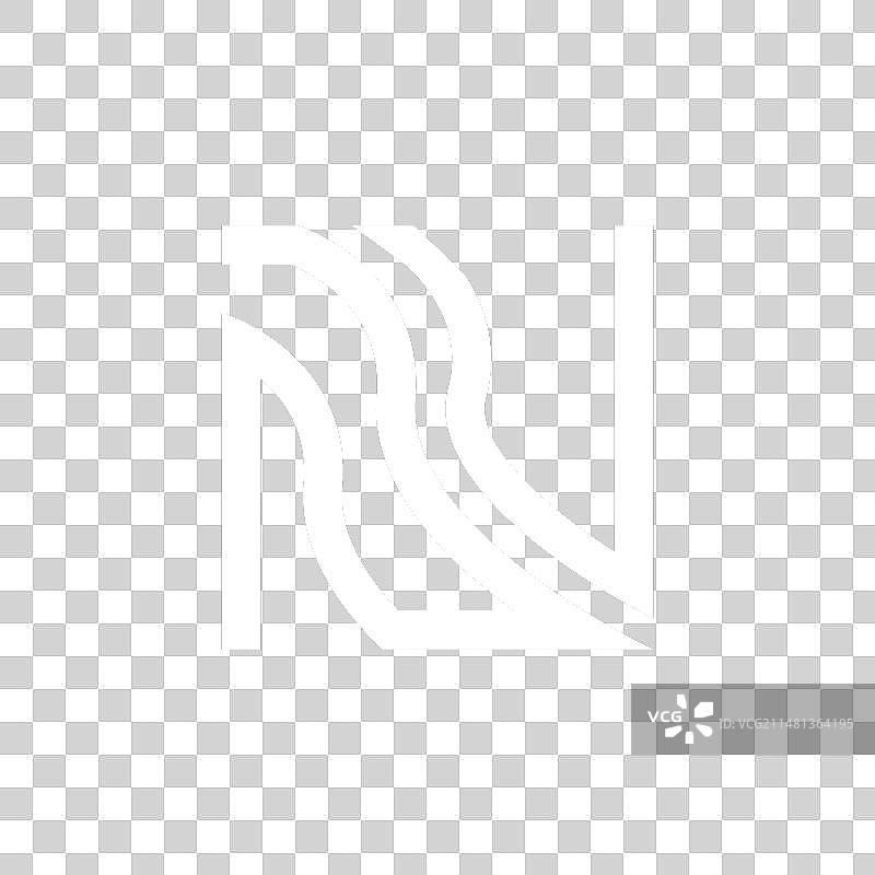 NU字母标志设计，简约现代图片素材