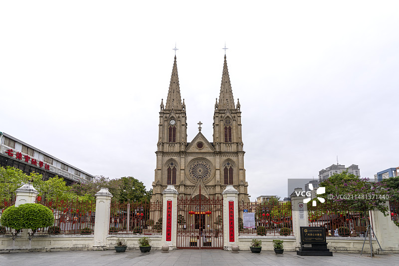 广州圣心大教堂图片素材
