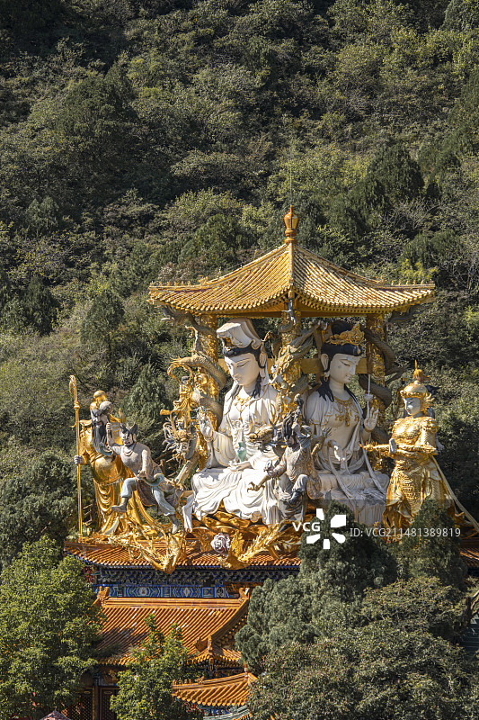 白瀑寺菩萨图片素材