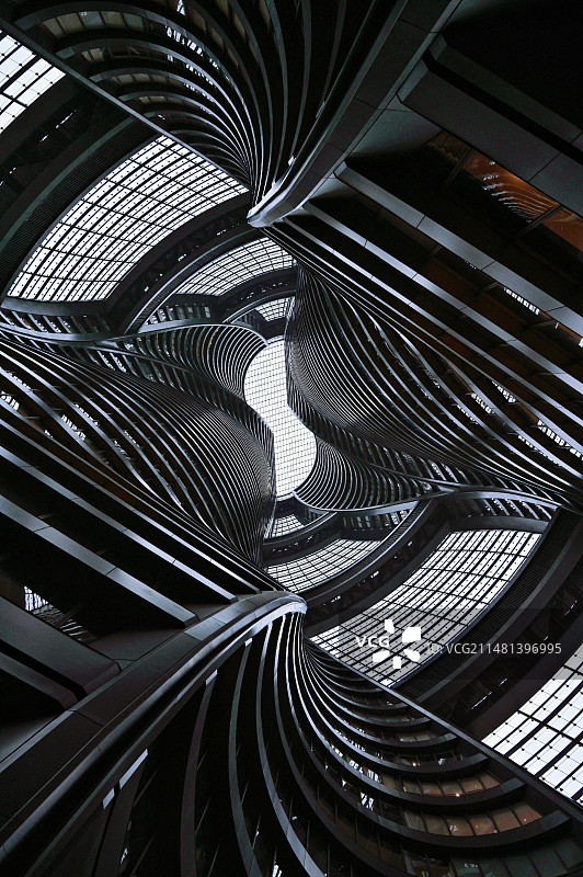 现代建筑内部结构图片素材