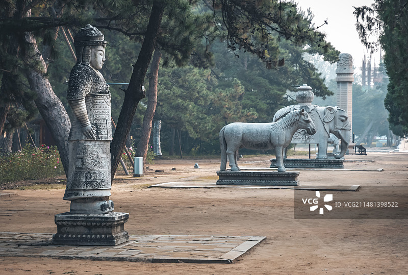 河北省易县清西陵图片素材