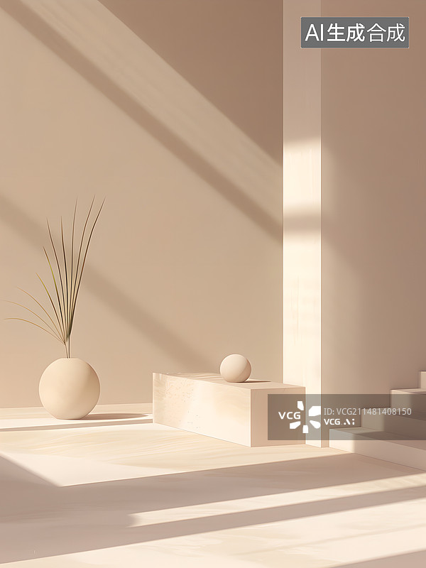 【AI数字艺术】室内空间建筑结构图片素材