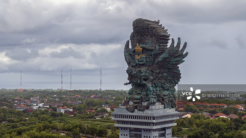 印尼巴厘岛神鹰广场航拍图片素材