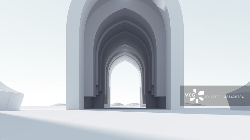 3D简约空间背景图片素材