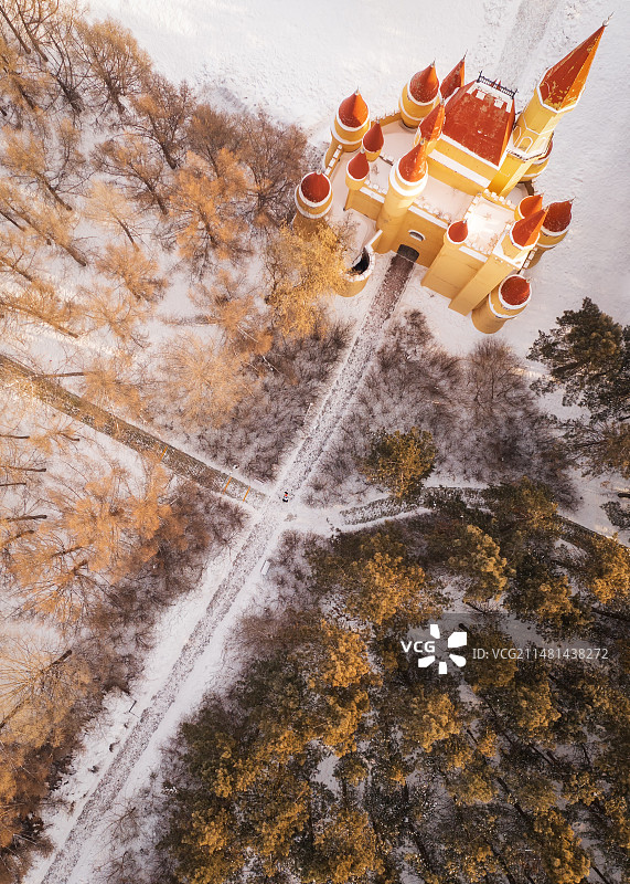 哈尔滨教堂公园图片素材