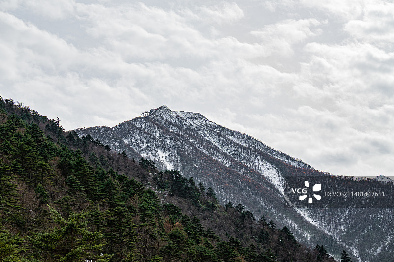 秦岭主峰 太白山图片素材