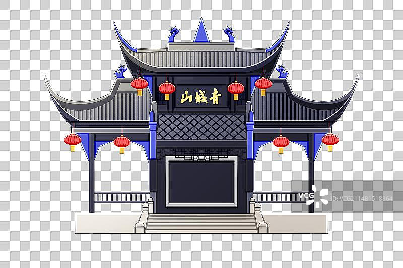 成都青城山图片素材