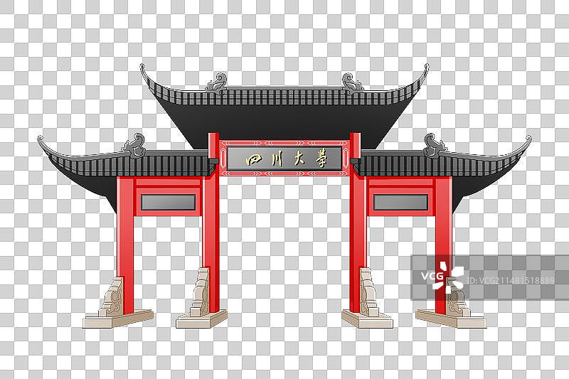 成都四川大学图片素材