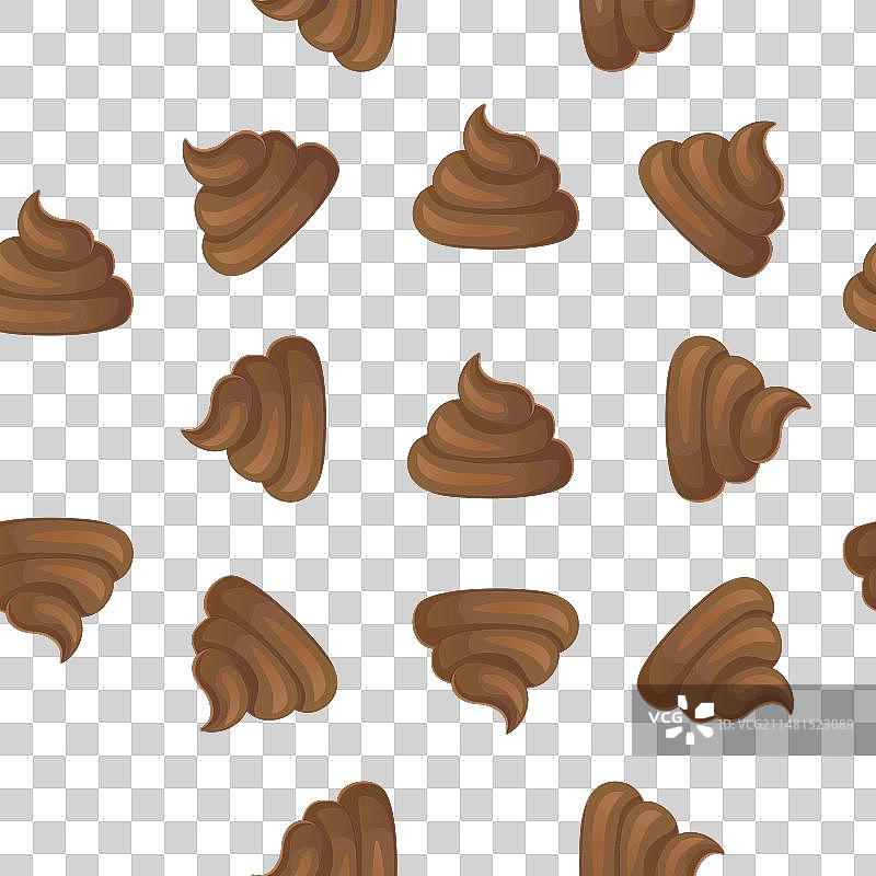 无缝卡通便便图案图片素材