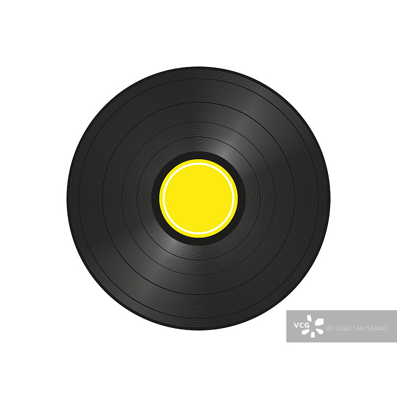 黑胶唱片 EPS 10图片素材