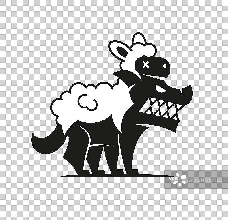 披着羊皮的狼图片素材