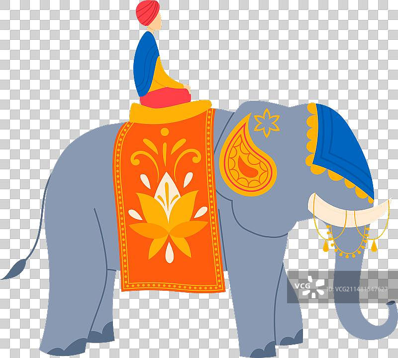 传统装饰的大象图片素材