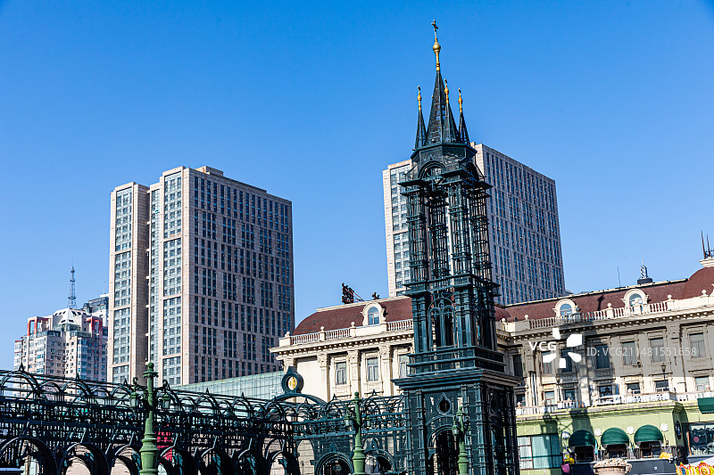 哈尔滨索菲亚广场城市建筑图片素材