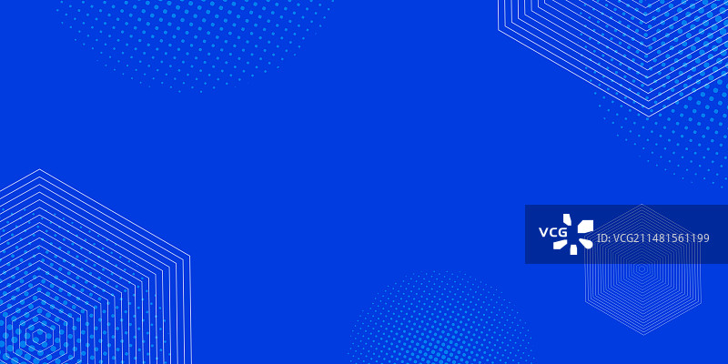 绿色蓝色农业科技会议展板图片素材