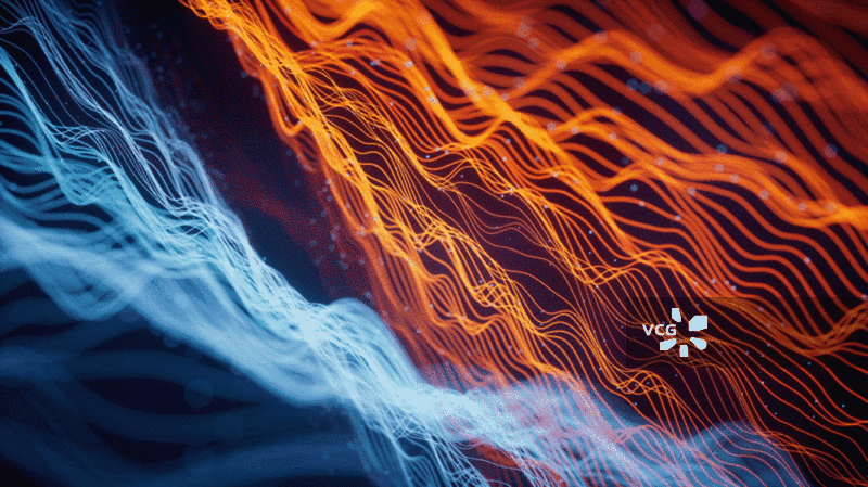 抽象渐变曲线背景3D渲染图片素材