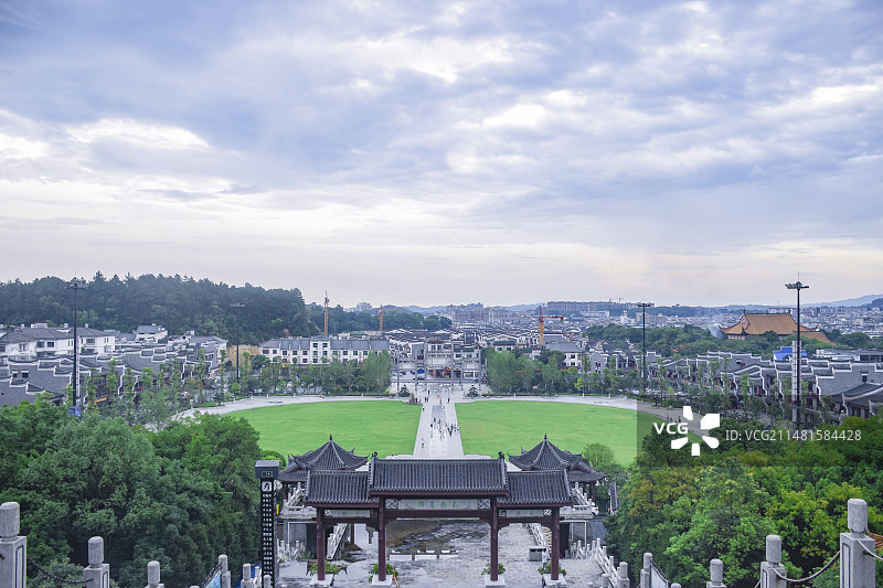 湖南衡阳市万寿大鼎景区风光图片素材