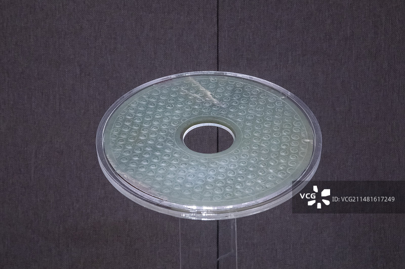 河南省博物院玉璧秦代公元前221-前207年泌阳县官庄村出土图片素材