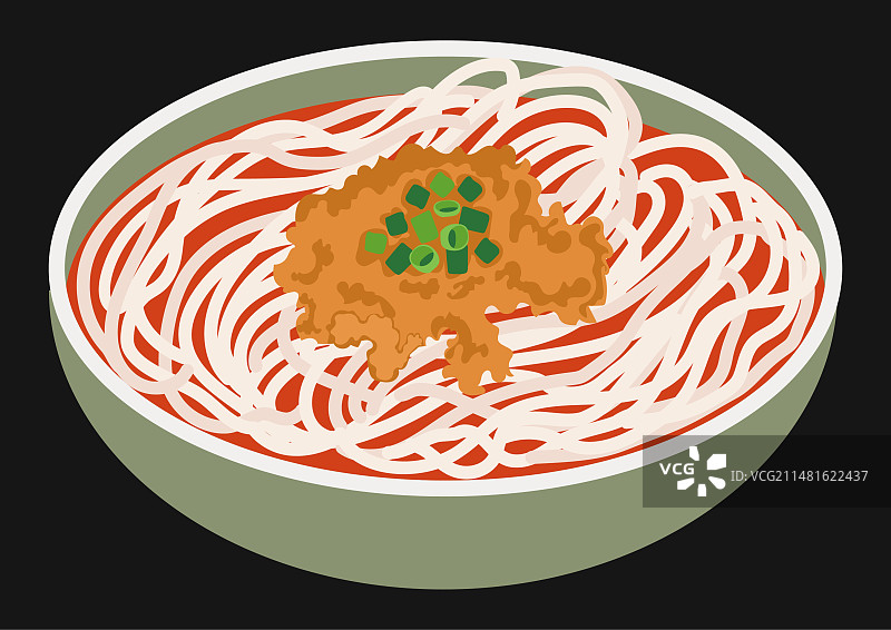 担担面粉丝土豆粉面条酸辣粉图片素材