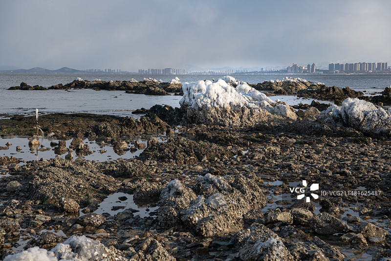 海中冰山图片素材