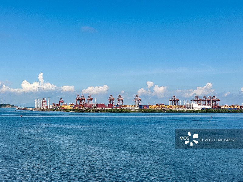 前海湾海岸、港口图片素材