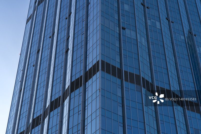 低角度拍摄 北京通州 运河商务区高楼图片素材