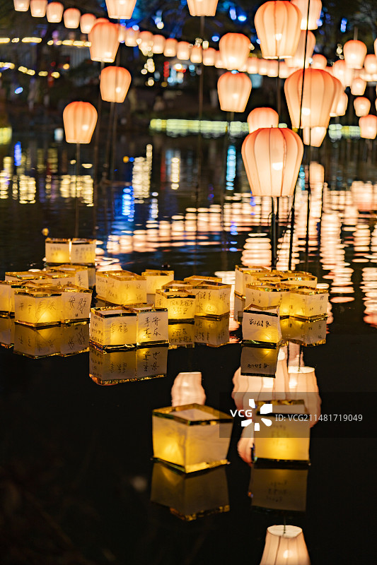 苏州盘门元宵灯会（Suzhou Panmen Lantern Festival）图片素材