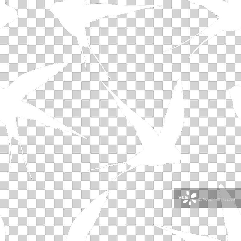 彩色背景上的燕子剪影无缝图案图片素材