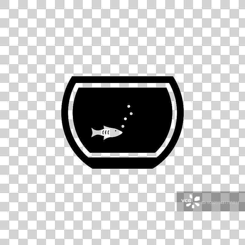 鱼缸图标图片素材