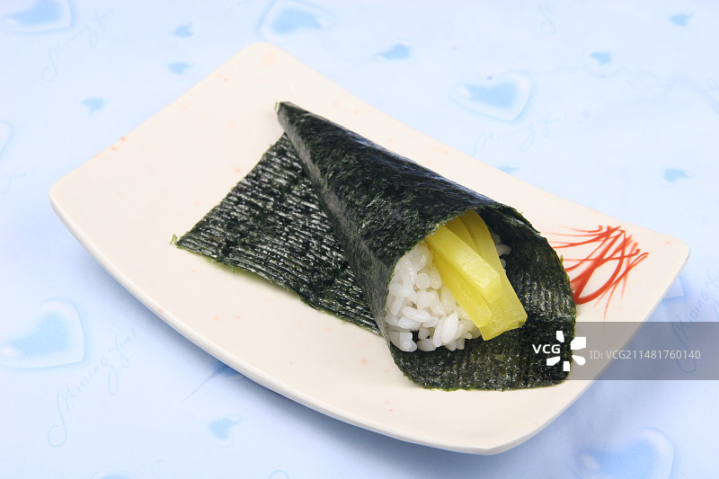 酱瓜手卷图片素材