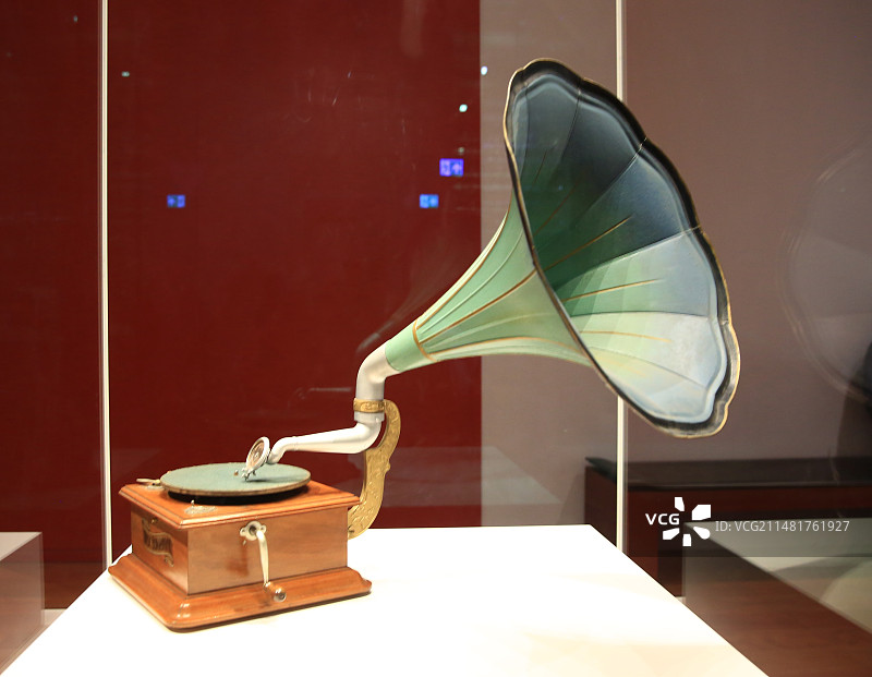 香港故宫文化博物馆，留声机图片素材