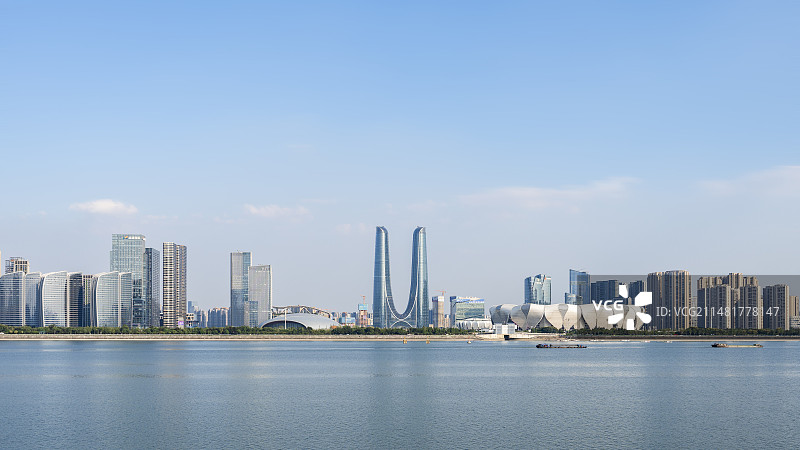 杭州世纪中心城市地标 奥体中心图片素材