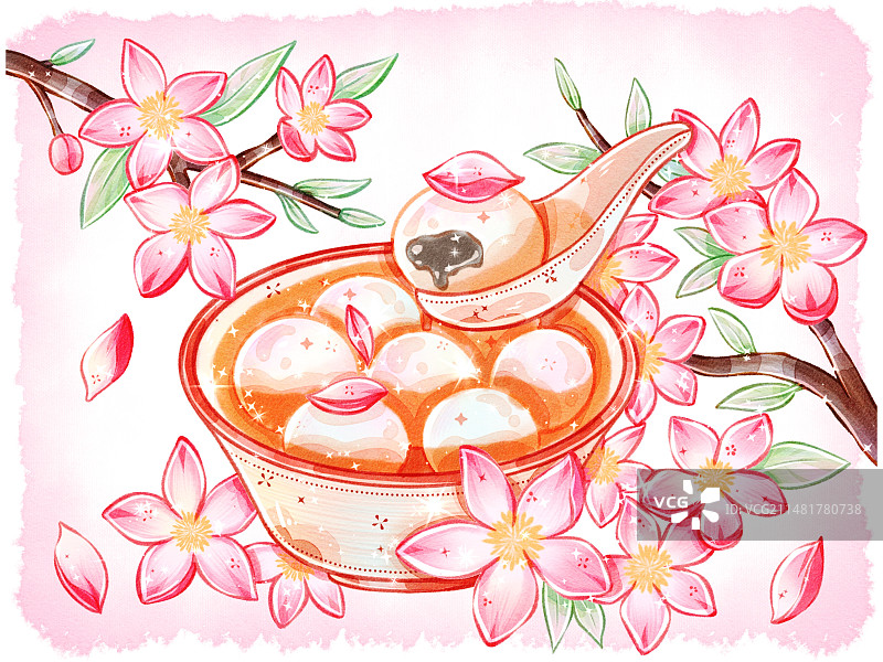 元宵节汤圆图片素材