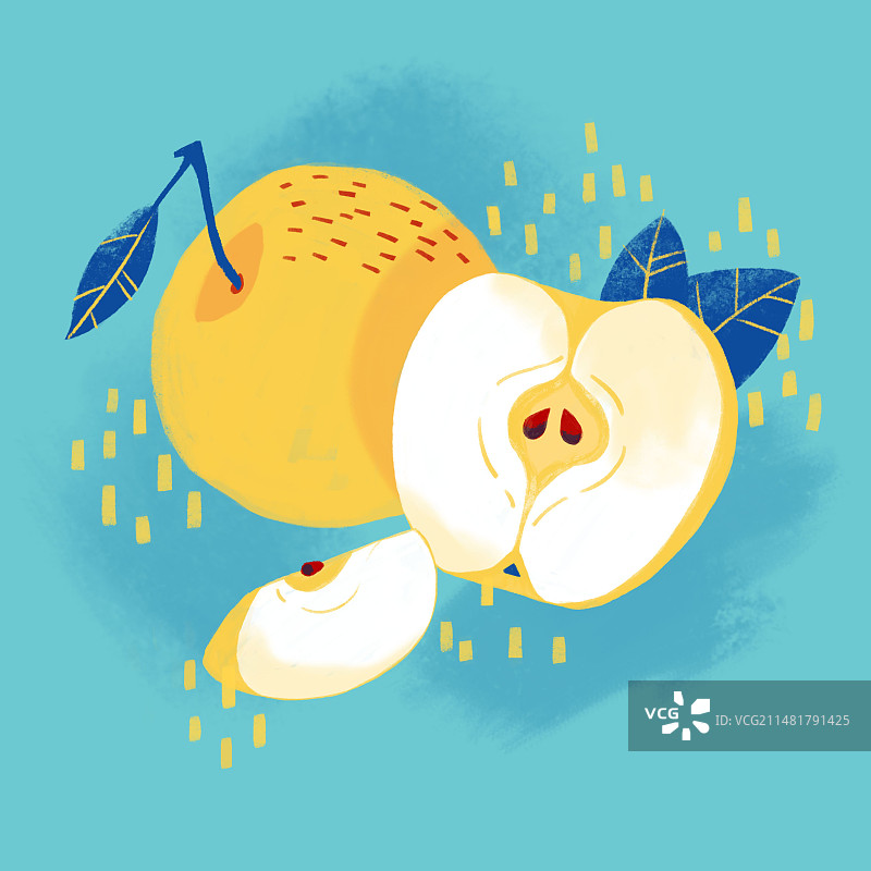 苹果装饰画图片素材