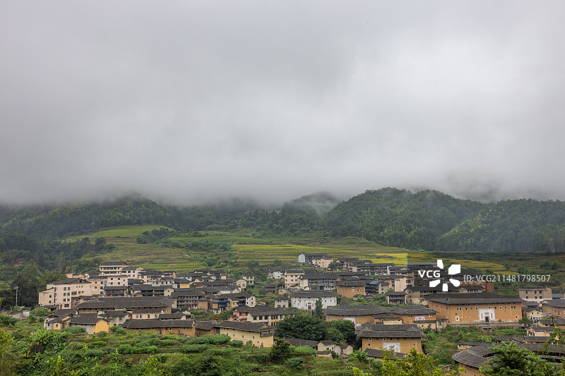 初溪土楼群图片素材