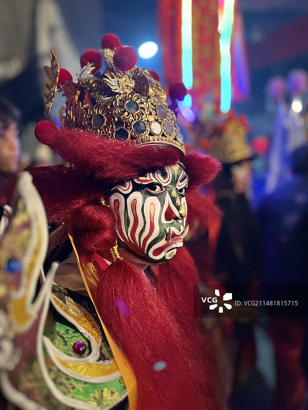 福建地区的游神，非物质文化遗产民俗-官将首损将军图片素材