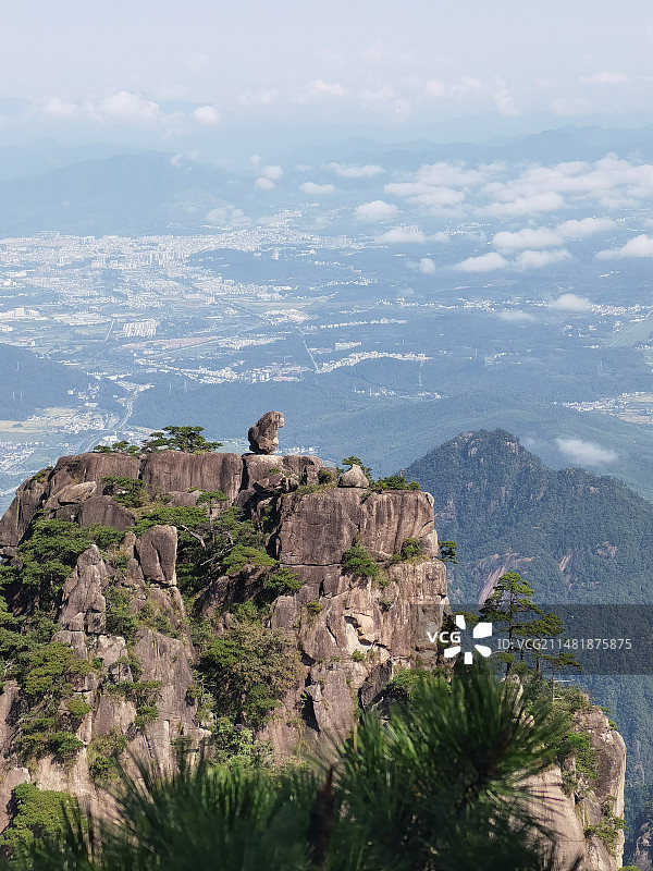 黄山 猴子观海图片素材