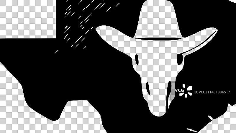 德克萨斯州 - 黑白图片素材