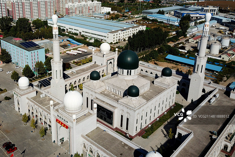 北京窦店清真寺图片素材
