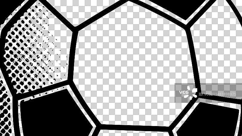 足球 - 简约剪影图片素材