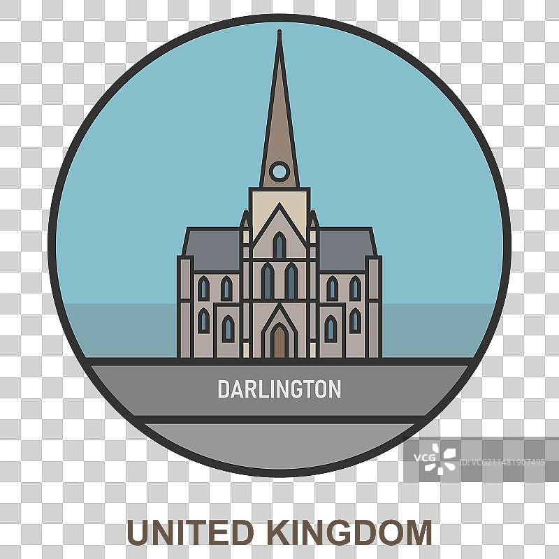 英国城镇达灵顿图片素材