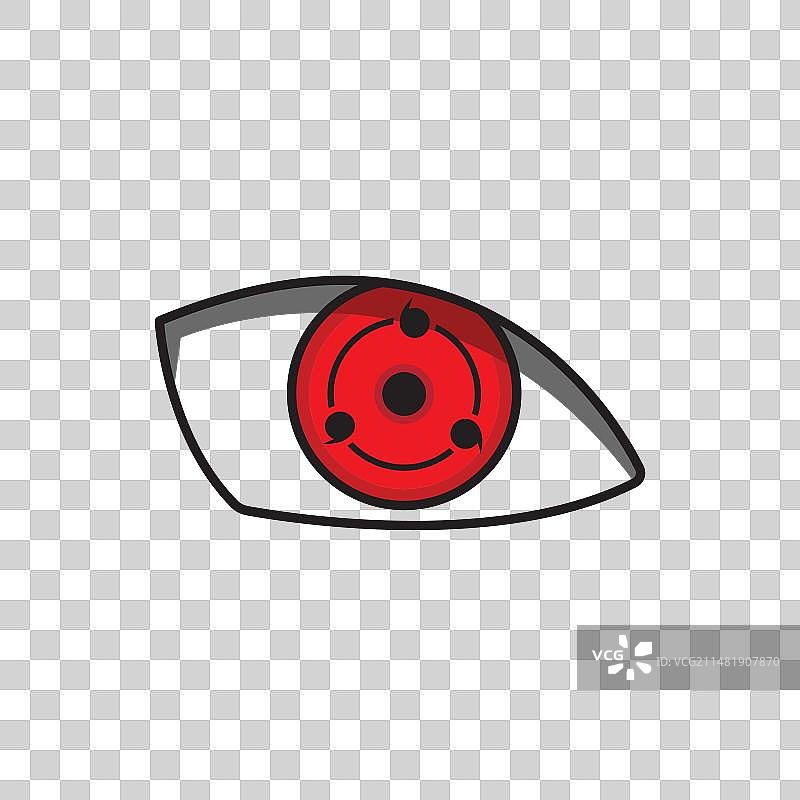 写轮眼图标图片素材