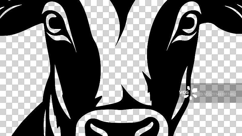 奶牛高品质Logo设计，T恤图案首选图片素材