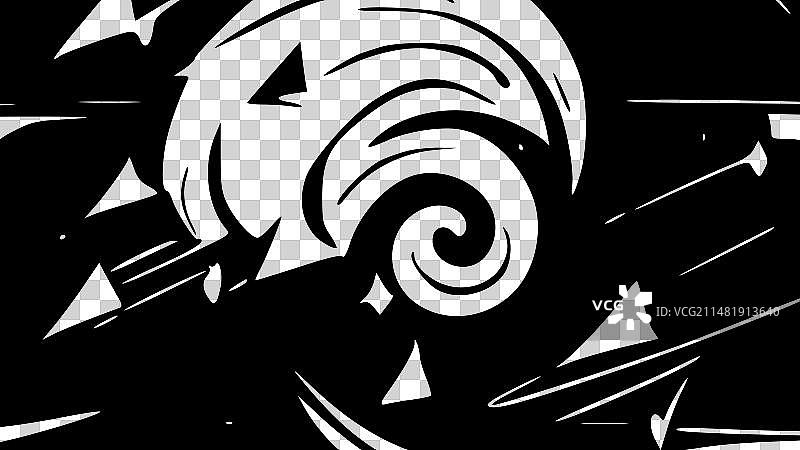 暴风雨 - 简约剪影图片素材