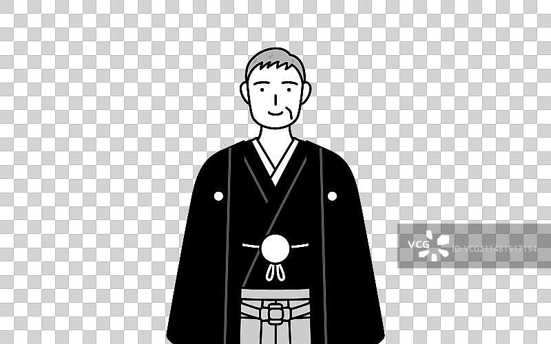 新年和婚礼：年长的男人图片素材