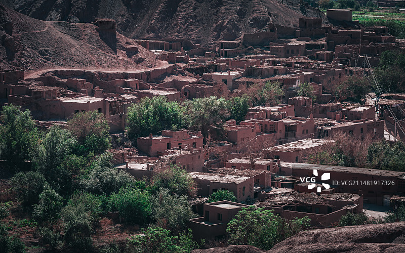 吐鲁番·吐峪沟麻扎村图片素材