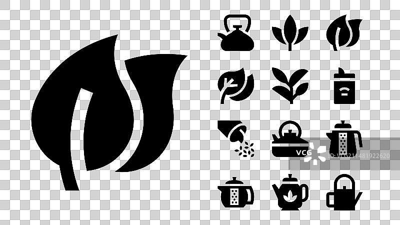 绿茶实体图标图片素材