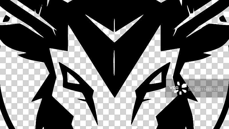 山羊 - 简约扁平标志图片素材