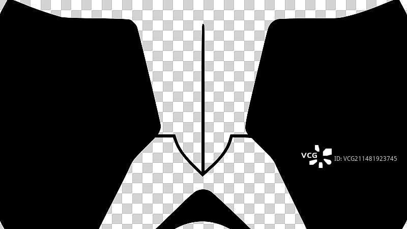 体操黑白隔离图标图片素材