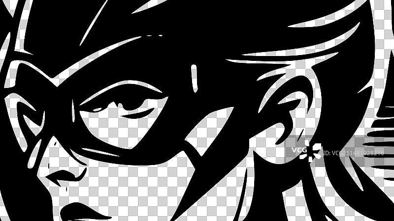 超级英雄 - 简约扁平LOGO图片素材