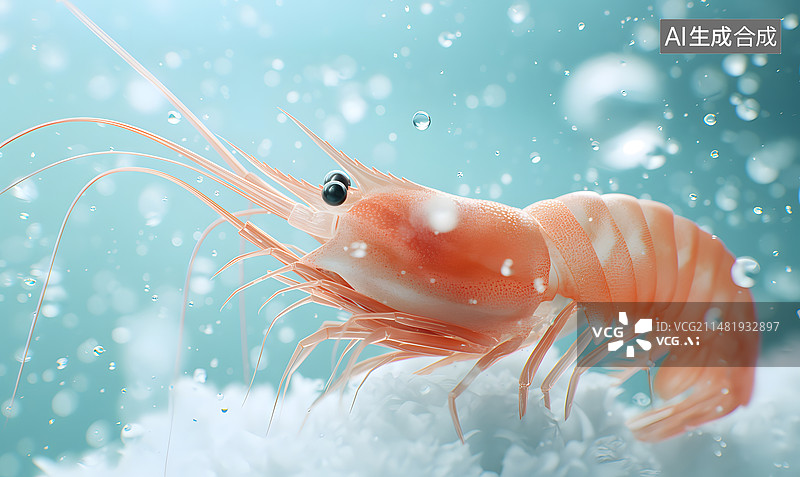 【AI数字艺术】一只甜虾图片素材